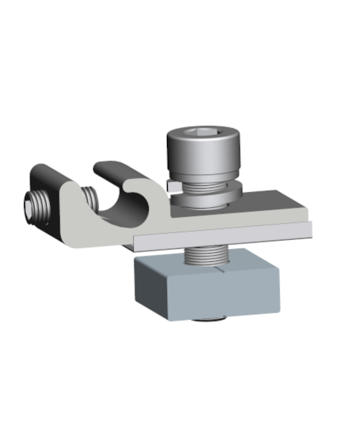 Erdungsklemme für Montageprofil