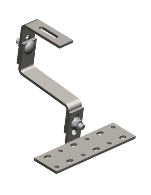 Dachhaken verstellbar Edelstahl