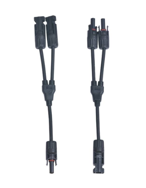 MC4 Y-Stecker Solar T-Abzweigadapter Parallel Verbinder Connector 2er Set