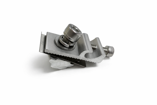 Erdungsklemme für Montageprofil mit Nutstein